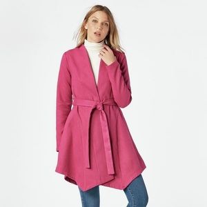 Justfab Asymmetrical Hem Coat NWT